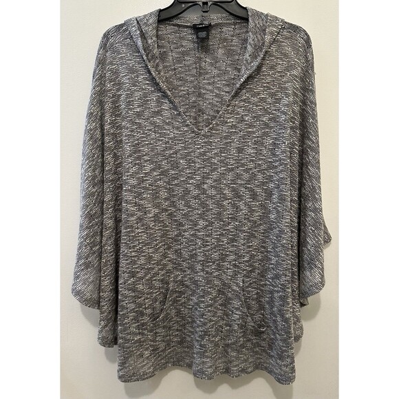Rue 21 Sweater Poncho Silver Grey One Size - Picture 1 of 4
